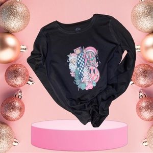 Girls Christmas Long Sleeve Tshirt